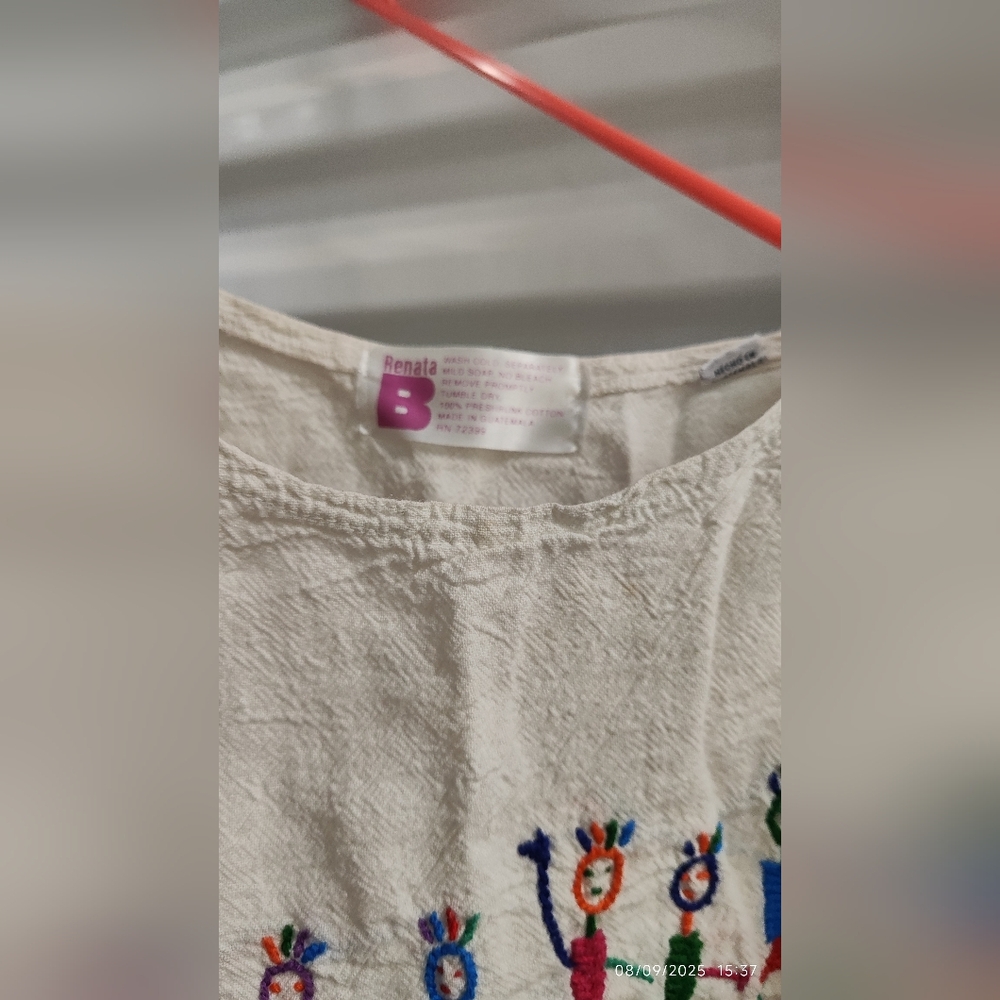 Colorful Embroidered Tank Top - Picture 2 of 4